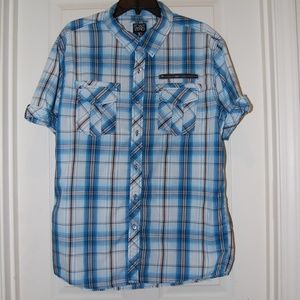 Point Zero short-sleeved button up shirt